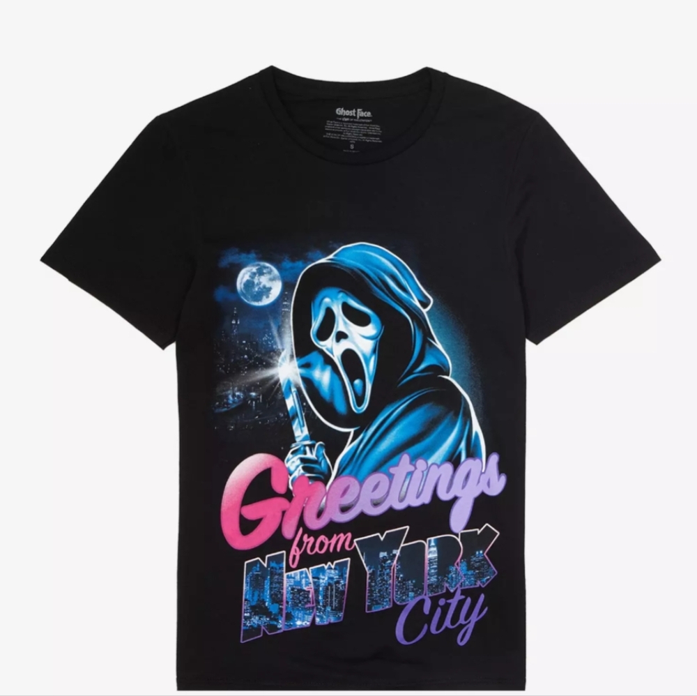 Hot Topic Ghostface Scream NYC Shirt